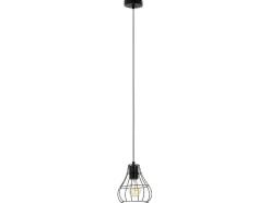 Lampada De Suspensao Outline, Preto, 16,5X16,5X116 Cm, Epikasa