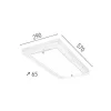 Lampada De Tecto Finn Cork, Cortica, Branco, 57X29X6,5 Cm, Epikasa