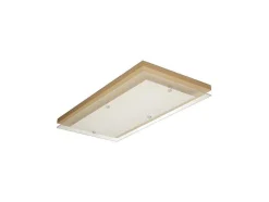 Lampada De Tecto Finn Cork, Cortica, Branco, 57X29X6,5 Cm, Epikasa