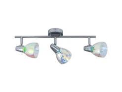 Lampada De Tecto Kora, Cromio, 48,5X16,5X9 Cm, Epikasa