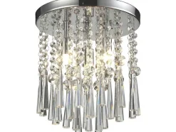 Lampada De Tecto Luxoria, Cromio, 25X25X28 Cm, Epikasa
