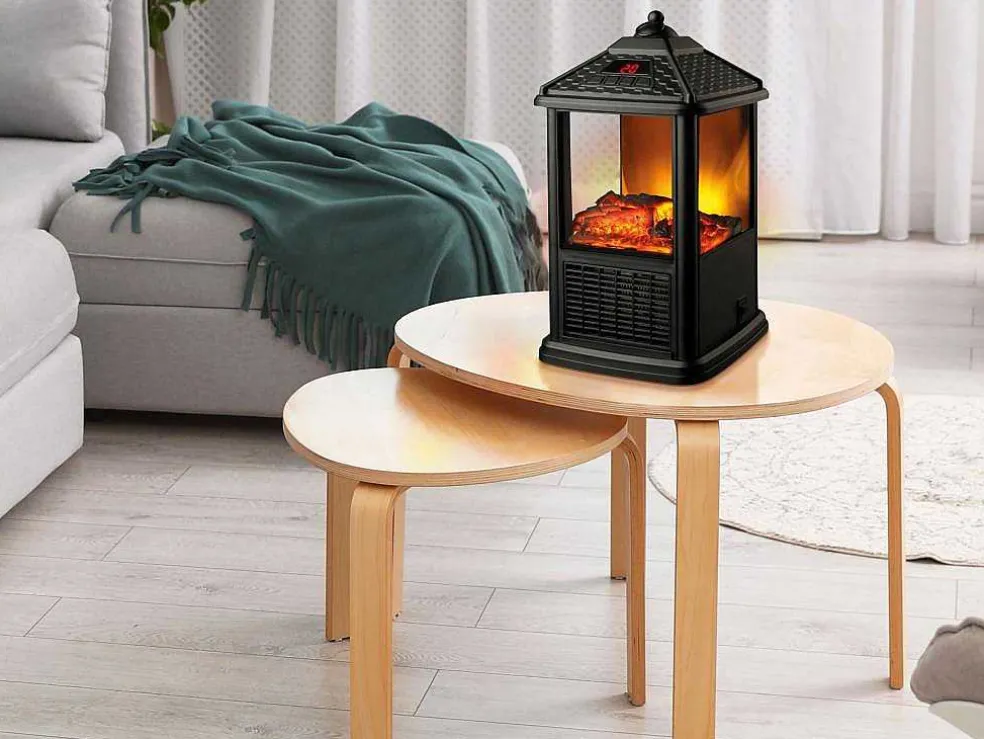 Lanterne Electrique 1000 W En Acier Noir