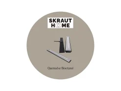Lareira Bioetanol, 50 Cm, Queimador Bioetanol, Aco Inoxidavel, Modelo Kratki