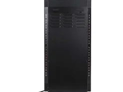 Lareira Elétrica Curva Vulcano - C41 X L13 X A81 Cm - Preta