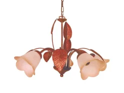 Lustre Tosel Pampilles Lampada Decorativa Braco Roxo D60 X H90 Cm