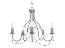 Lustre Tosel Provencale Lampada Decorativa Braco Palido D64 X H80 Cm