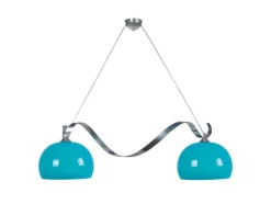 Lustre Tosel Venise Vidro Bar Azul D45 X H21 Cm