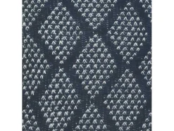Manta Oyace - Acrilico E La - 130 X 170 Cm - Marfim E Azul