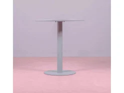 Mesa Alta Industrial Em Aco Com 76 Cm De Altura - Brandon - Cinza