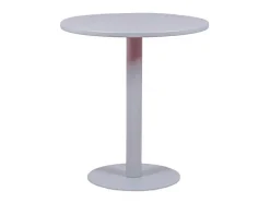 Mesa Alta Industrial Em Aco Com 76 Cm De Altura - Brandon - Cinza