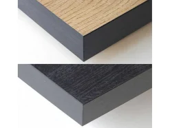 Mesa Consola Extensivel, 260, Para 12 Péssoas, Pés De Madeira, Carvahlo E Preto