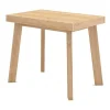 Mesa Consola Extensivel, 180, Para 8 Péssoas, Pés De Madeira, Carvahlo E Preto