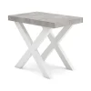 Mesa Consola Extensivel, 260, Para 12 Péssoas, Pés De Madeira, Cimento