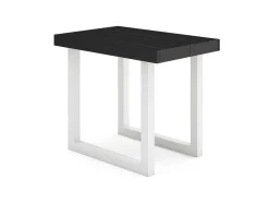Mesa Consola Extensivel, 300, Para 14 Péssoas, Pés De Madeira, Preto