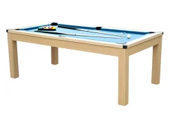 Mesa Convertivel - Mesa De Bilhar E De Ping Pong Balthazar - 213*112*81.5 Cm - Azul