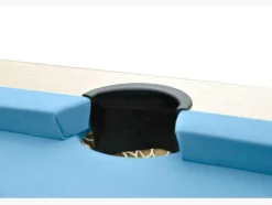 Mesa Convertivel - Mesa De Bilhar E De Ping Pong Balthazar - 213*112*81.5 Cm - Azul