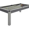 Mesa Convertivel - Mesa De Bilhar E De Ping Pong Balthazar - 213*112*81.5 Cm - Cinzento