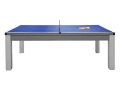 Mesa Convertivel - Mesa De Bilhar E De Ping Pong Balthazar - 213*112*81.5 Cm - Cinzento