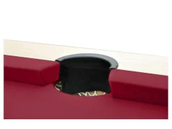 Mesa Convertivel - Mesa De Bilhar E De Ping Pong Balthazar - 213*112*81.5 Cm - Vermelho