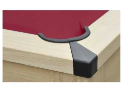 Mesa Convertivel - Mesa De Bilhar E De Ping Pong Balthazar - 213*112*81.5 Cm - Vermelho