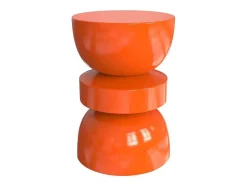 Mesa De Apoio Metal Laranja - Tuvami