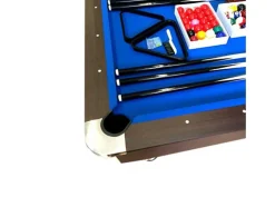 Mesa De Bilhar De 8 Pés Com Banco De Armazenamento Viper Blue