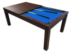 Mesa De Bilhar 7 Pés Azul Conversivel En Mesa Atlantis