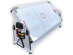 Mesa De Bilhar 7 Pés Multijogo Verde Air Hockey + Ping Pong - Stark White