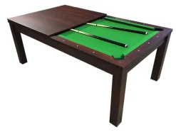 Mesa De Bilhar 7 Pés Verde Conversivel En Mesa Artemis