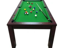 Mesa De Bilhar 7 Pés Verde Conversivel En Mesa Artemis