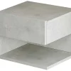 Mesa De Cabeceira De Parede Luvio - Venprodin - Pedra 35 Cm