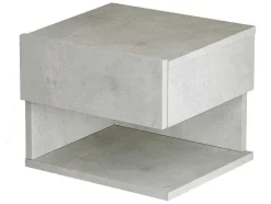 Mesa De Cabeceira De Parede Luvio - Venprodin - Pedra 35 Cm