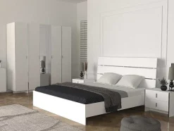 Mesa De Cabeceira 2 Gavetas Branco - Cadeba