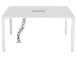 Mesa De Escritório 2 Péssoas Branco C140 Cm - Downtown