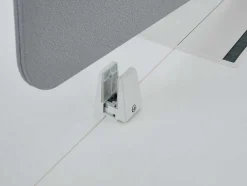 Mesa De Escritório 2 Péssoas Branco C160 Cm, Com Separador - Downtown