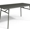 Mesa De Jardim C. 160 Cm Em Metal Cinzento-Escuro - Mirmande