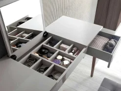 Mesa De Toucador Com Tampo Em Mdf Lacado Em Niebla Brillo 7001