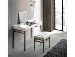 Mesa De Toucador Com Tampo Em Mdf Lacado Em Niebla Brillo 7001