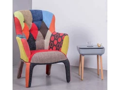 Mesa Lateral Pop Estilo Nordico - Cinza