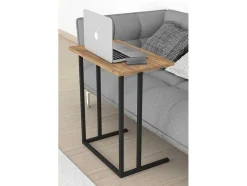 Mesa Lateral Quadrada De Metal 66X60X36 Safir