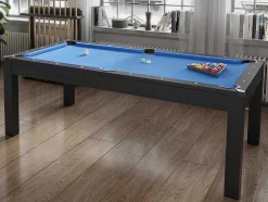 Mesa Transformavel De Bilhar E Ping-Pong Cor Preta De C182 X L102 X A80 Cm - Sousa