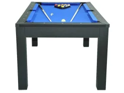 Mesa Transformavel De Bilhar E Ping-Pong Cor Preta De C182 X L102 X A80 Cm - Sousa