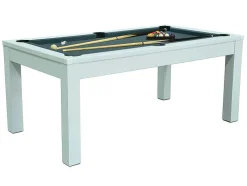 Mesa Transformavel De Bilhar E Pingpong Cor Branca De C182 X L102 X A80 Cm - Henk