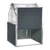 Mini Estufa Em Policarbonato E Estrutura Em Aluminio C120 X L120 X A169 Cm Antracite - Genista