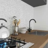 Mosaico De Chao E Parede Poesy Em Marmore Natural - Creme - Pack De 1 M