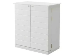 Móvel Bar Gordon - Seringueira E Mdf - Cor Branco