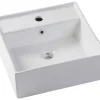 Móvel De Casa De Banho Em Teca Clara E Metal Com Lavatório Duplo 120 Cm - Tukad