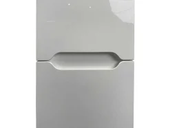 Móvel De Casa De Banho Suspenso Com Lavatório Duplo De Encastrar E Coluna Branco 120 Cm - Selita