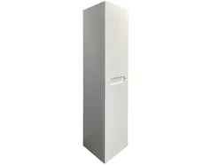 Móvel De Casa De Banho Suspenso Com Lavatório Duplo De Encastrar E Coluna Branco 120 Cm - Selita