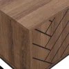 Móvel De Tv Com 3 Portas E 2 Nichos Em Mdf Cor Natural E Preto - Caratana